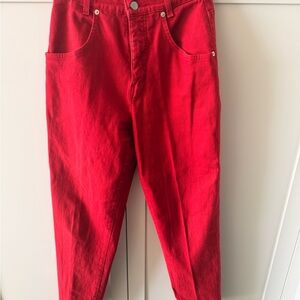 French dressing Women's Red Jeans
